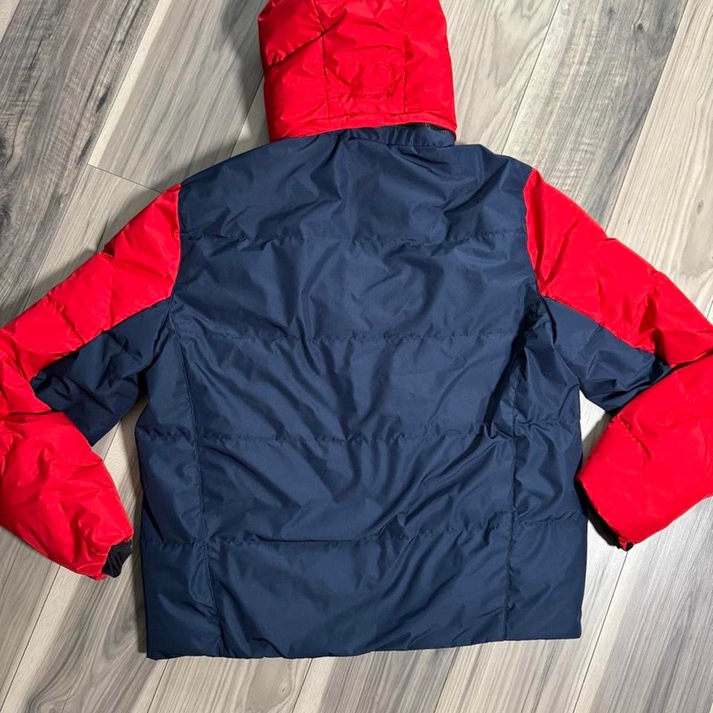 Polo Ralph Lauren red and navy blue puffer jacket with red horse logo, size XL - Picture 6 of 6